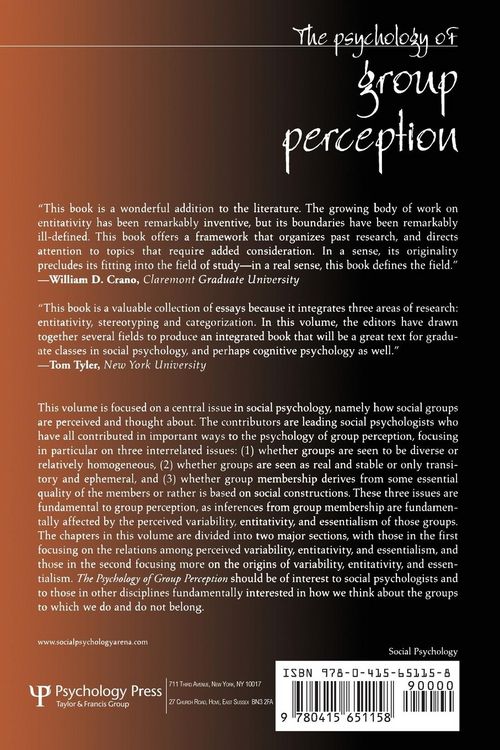 Produktbild: The Psychology of Group Perception