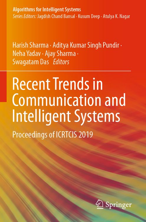 Produktbild: Recent Trends in Communication and Intelligent Systems
