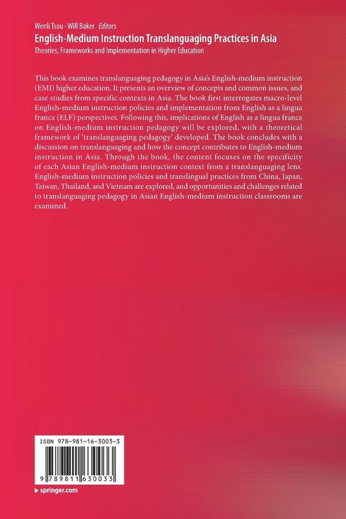 Produktbild: English-Medium Instruction Translanguaging Practices in Asia
