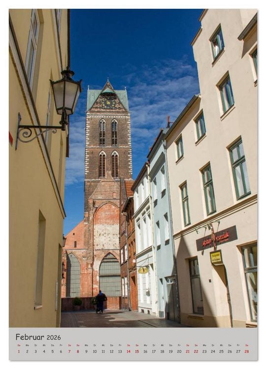Produktbild: Wismar - UNESCO Welterbe in Deutschland (Wandkalender 2026 DIN A3 hoch), CALVENDO Monatskalender