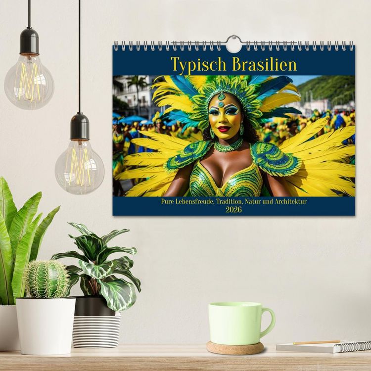Produktbild: Typisch Brasilien (Wandkalender 2026 DIN A4 quer), CALVENDO Monatskalender
