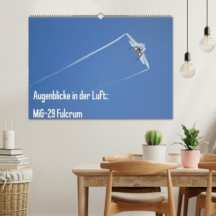 Produktbild: Augenblicke in der Luft: MiG-29 Fulcrum (Wandkalender 2026 DIN A2 quer), CALVENDO Monatskalender