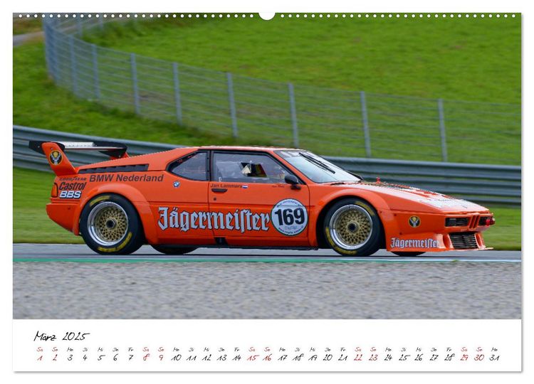 Produktbild: BMW M1 Procar (Wandkalender 2025 DIN A2 quer), CALVENDO Monatskalender