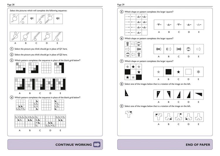 Produktbild: 11+ Verbal Reasoning, Non-Verbal Reasoning & Maths Practice Papers (Bumper Book with 4 sets of tests)