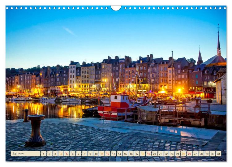 Produktbild: Honfleur - Bezauberndes Frankreich (Wandkalender 2026 DIN A3 quer), CALVENDO Monatskalender