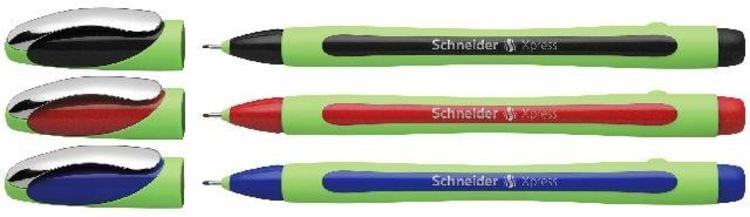 Produktbild: Schneider Fineliner Xpress, 0,8 mm, 3er Set