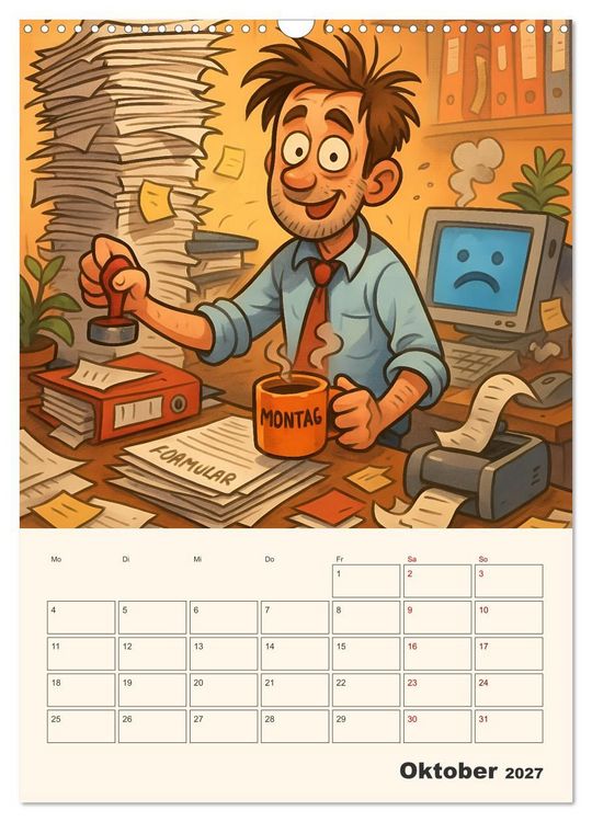 Produktbild: Berufe mal anders &ndash; Ein Jahr voller Job-Klischees (Wandkalender 2027 DIN A3 hoch), CALVENDO Monatskalender