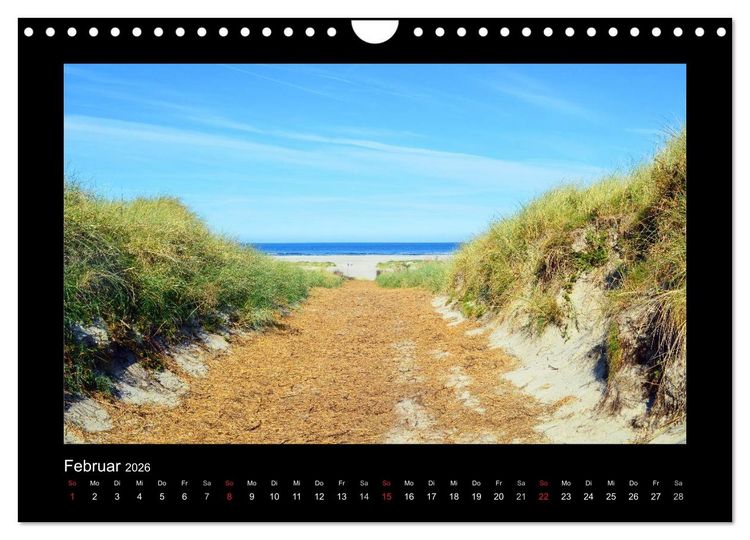 Produktbild: Juist &ndash; Insel im Wattenmeer (Wandkalender 2026 DIN A4 quer), CALVENDO Monatskalender