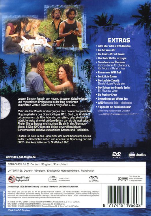Produktbild: Lost - Staffel 4 [6 DVDs]