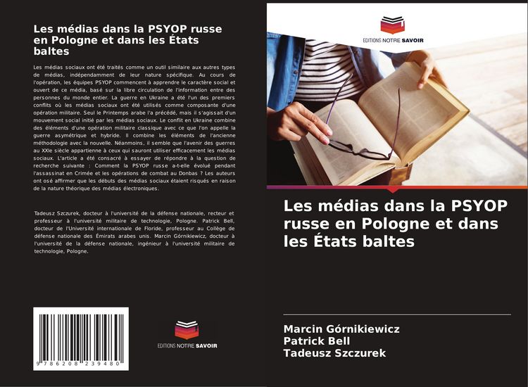 Produktbild: Les m&eacute;dias dans la PSYOP russe en Pologne et dans les &Eacute;tats baltes