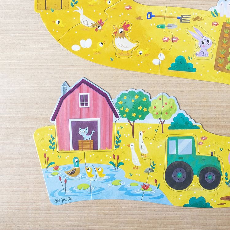 Produktbild: GOULA XXL-Puzzle Bauernhof