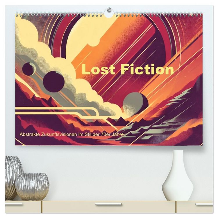 Produktbild: Lost Fiction (hochwertiger Premium Wandkalender 2026 DIN A2 quer), Kunstdruck in Hochglanz