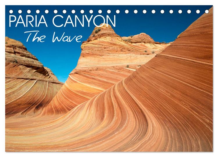 Produktbild: Paria Canyon The Wave (Desk Calendar 2026 DIN A5 landscape), CALVENDO 12 Month DeskCalendar