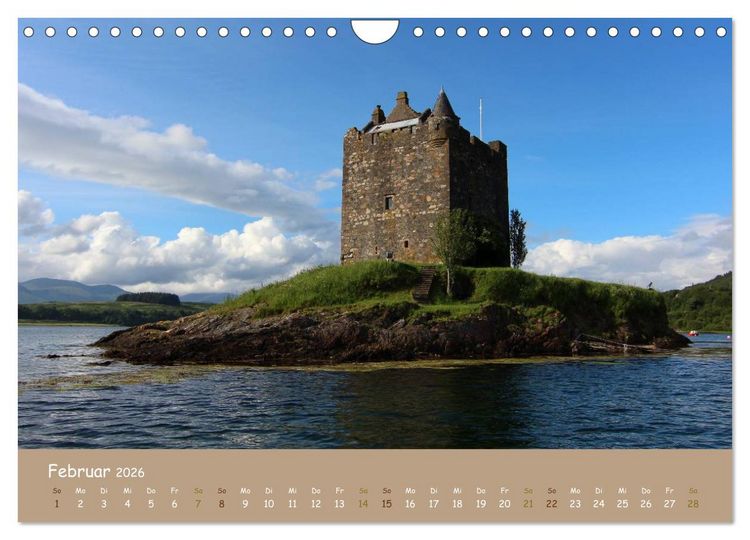 Produktbild: Schottische Highlands (Wandkalender 2026 DIN A4 quer), CALVENDO Monatskalender