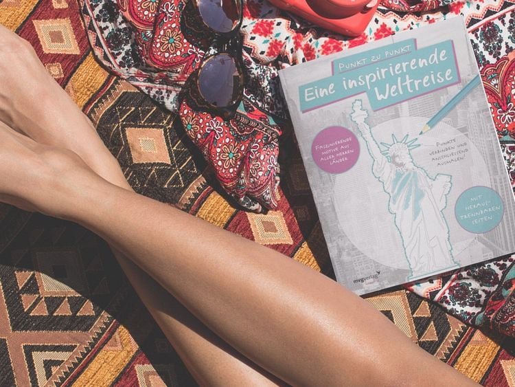 Produktbild: Punkt zu Punkt: Eine inspirierende Weltreise: Malbuch f&uuml;r Erwachsene