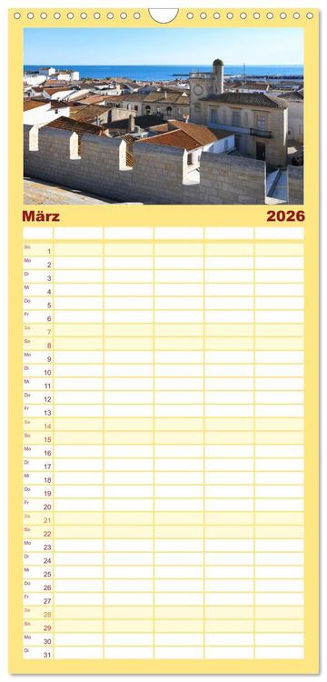 Produktbild: Familienplaner 2026 - Lieblingsland Frankreich mit 5 Spalten (Wandkalender, 21 x 45 cm) CALVENDO