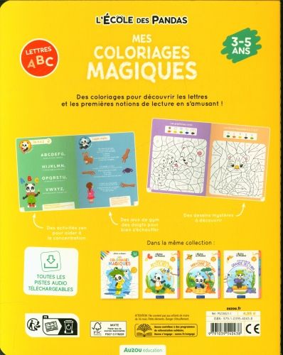 Produktbild: Mes coloriages magiques : les lettres : 3-5 ans