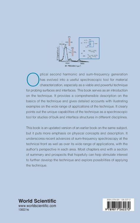 Produktbild: Second Harmonic and Sum-Frequency Spectroscopy