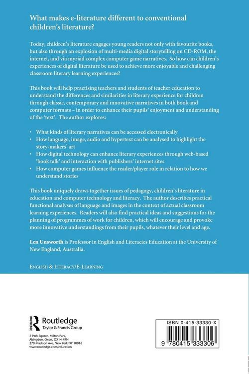 Produktbild: E-literature for Children