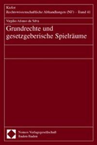 Produktbild: Grundrechte und gesetzgeberische Spielr&auml;ume