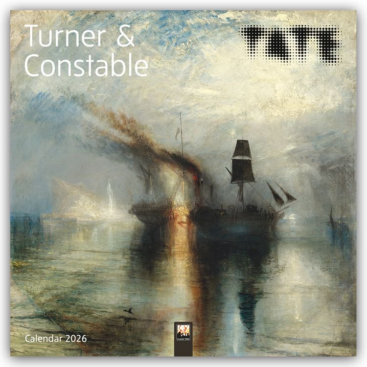 Produktbild: Tate: Turner und Constable 2026 – Original Flame Tree Publishing-Kalender [Kalender]