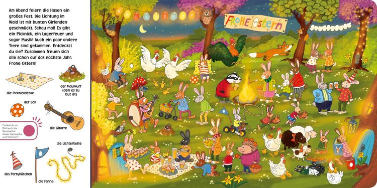 Produktbild: H&ouml;r mal (Soundbuch): Wimmelbuch: Has, Has, Osterhas