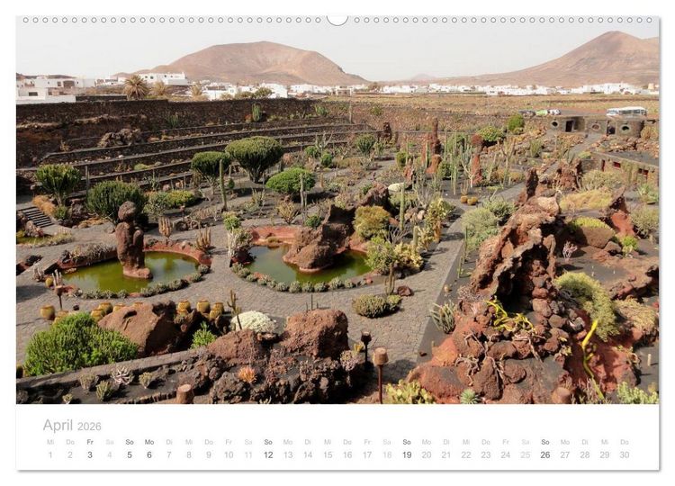 Produktbild: Die unwirkliche Welt von Lanzarote (Wandkalender 2026 DIN A2 quer), CALVENDO Monatskalender