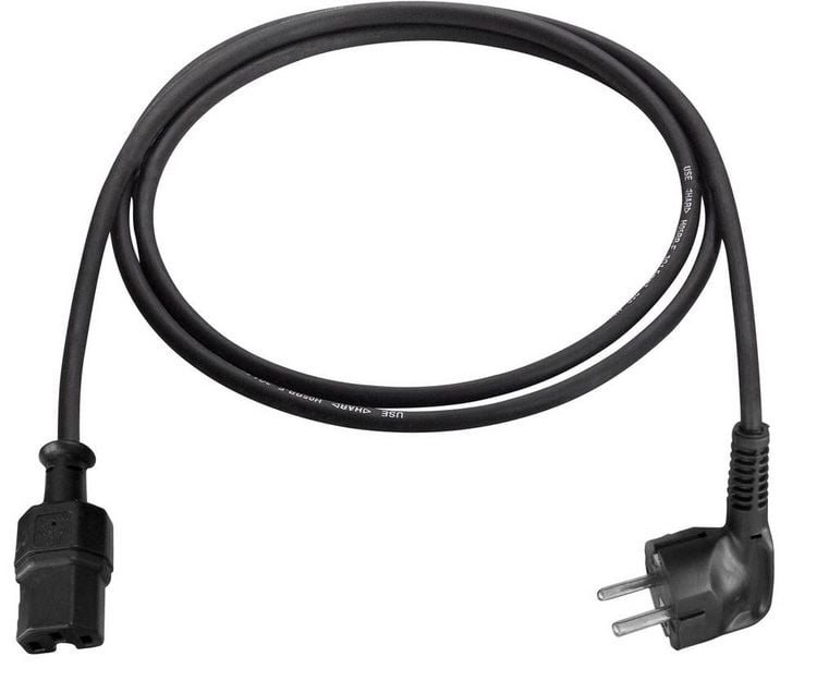 Produktbild: AS Schwabe 70873 Strom Anschlusskabel Schwarz 2.00m