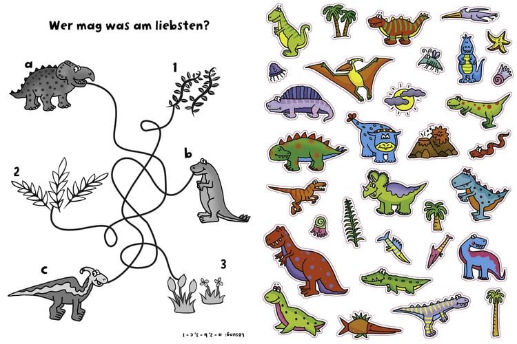 Produktbild: 555 Sticker Dinosaurier