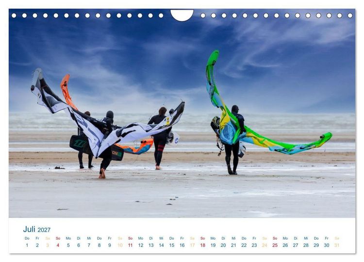 Produktbild: Sankt Peter-Ording - Str&auml;nde, D&uuml;nen, Weite (Wandkalender 2027 DIN A4 quer), CALVENDO Monatskalender