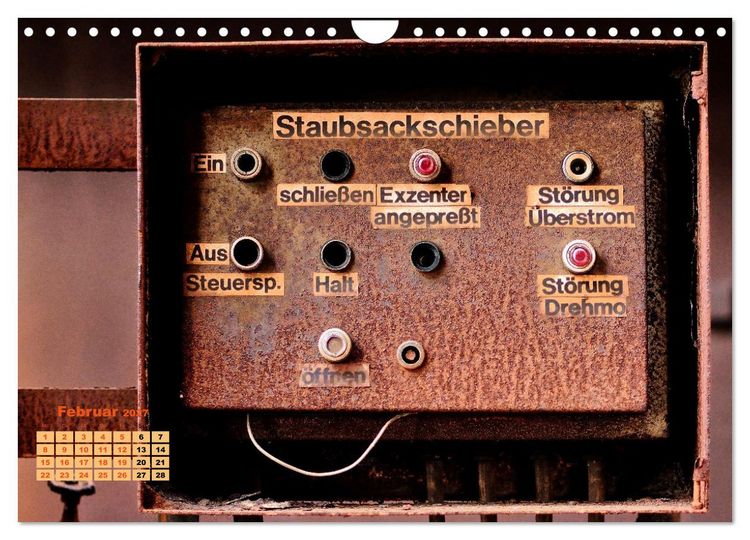 Produktbild: Metallwelt (Wandkalender 2027 DIN A4 quer), CALVENDO Monatskalender