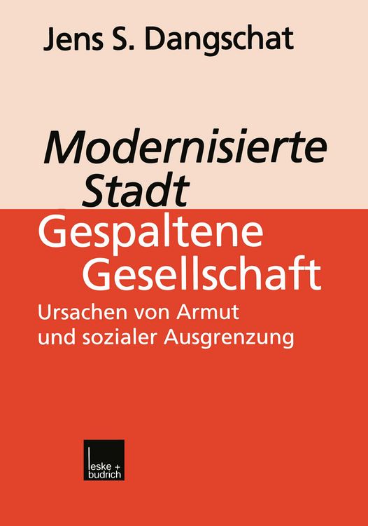Produktbild: Modernisierte Stadt &mdash; gespaltene Gesellschaft