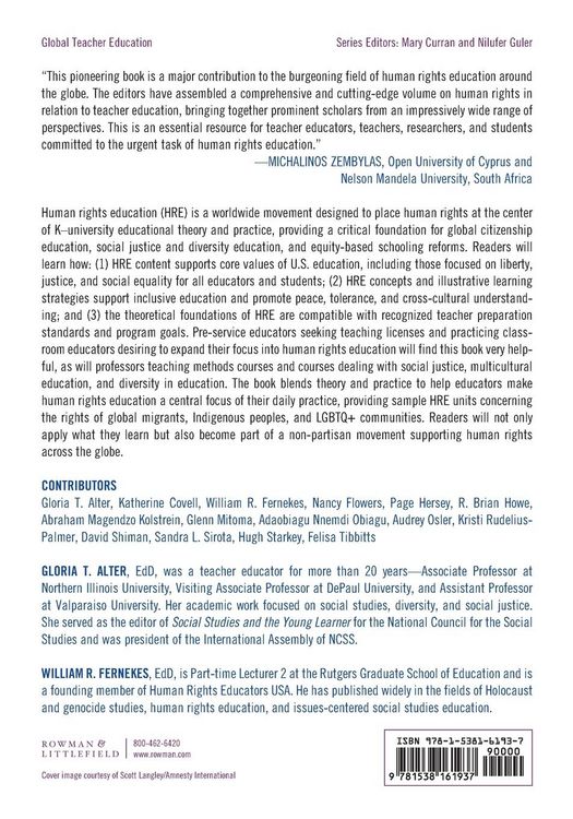 Produktbild: Human Rights Imperative in Teacher Education