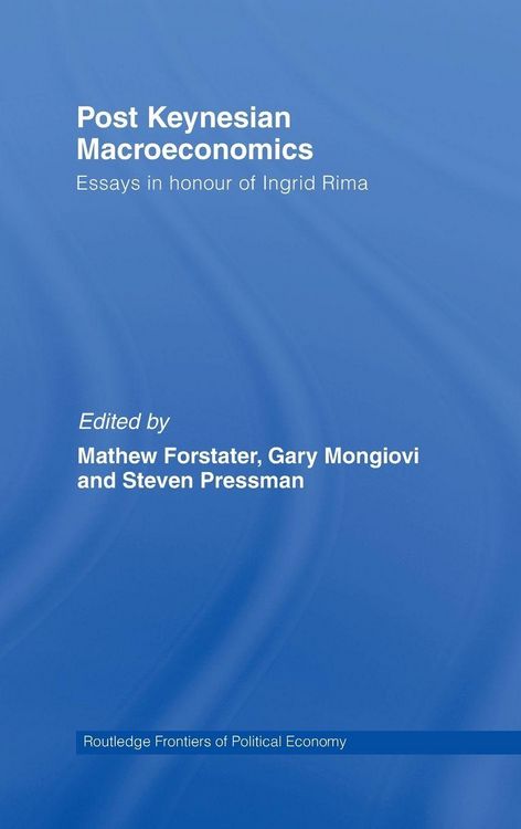 Produktbild: Post-Keynesian Macroeconomics