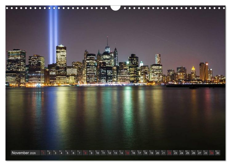Produktbild: New York City favorites / UK-Version (Wall Calendar 2026 DIN A3 landscape), CALVENDO 12 Month Wall Calendar