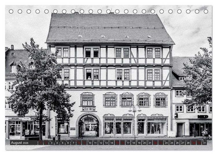 Produktbild: Ein Blick auf Osterode am Harz (Tischkalender 2026 DIN A5 quer), CALVENDO Monatskalender