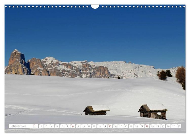 Produktbild: Bekannte und unbekannte Wanderziele in S&uuml;dtirol (Wandkalender 2026 DIN A3 quer), CALVENDO Monatskalender