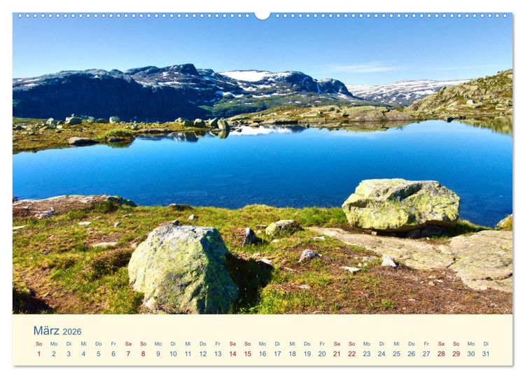 Produktbild: Trolltunga (Wandkalender 2026 DIN A2 quer), CALVENDO Monatskalender