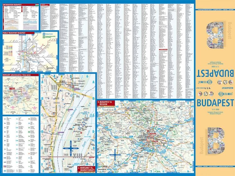 Produktbild: Budapest, Borch Map