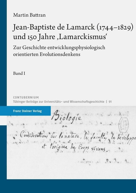 Produktbild: Jean-Baptiste de Lamarck (1744-1829) und 150 Jahre 'Lamarckismus'