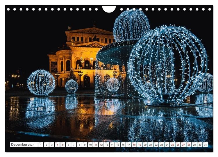 Produktbild: Frankfurt most beautiful places (Wall Calendar 2027 DIN A4 landscape), CALVENDO 12 Month Wall Calendar