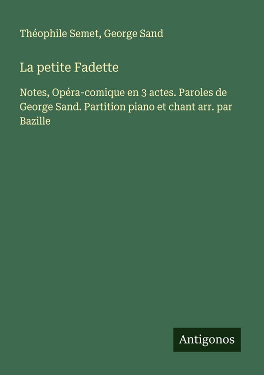 Produktbild: La petite Fadette