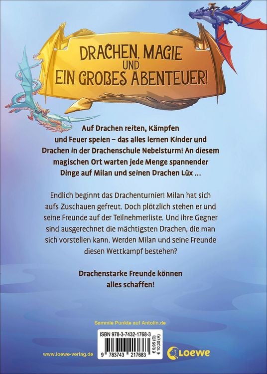 Produktbild: Drachenschule Nebelsturm (Band 3) - Das Turnier der Drachen