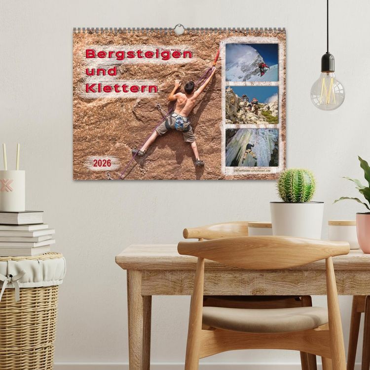 Produktbild: Bergsteigen und Klettern (Wandkalender 2026 DIN A3 quer), CALVENDO Monatskalender