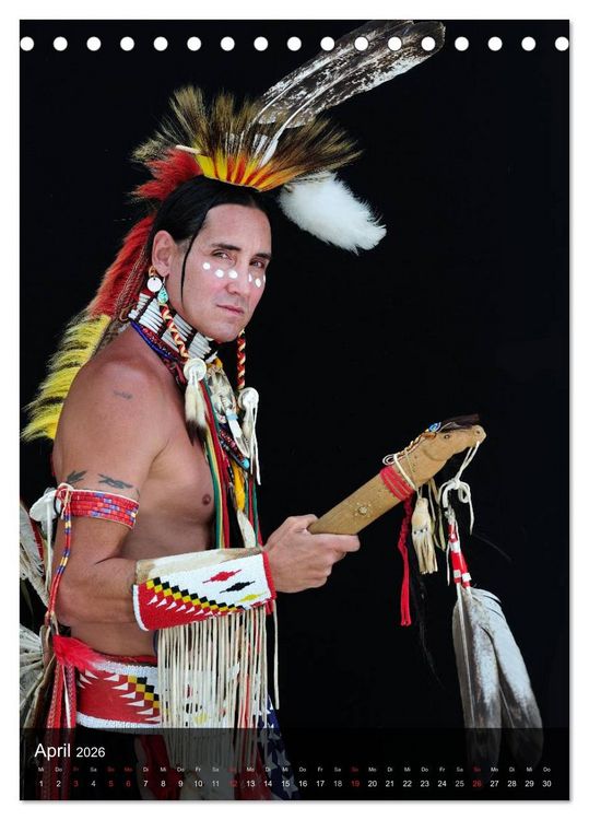 Produktbild: Indianer, Portrait Collection 1 (Tischkalender 2026 DIN A5 hoch), CALVENDO Monatskalender