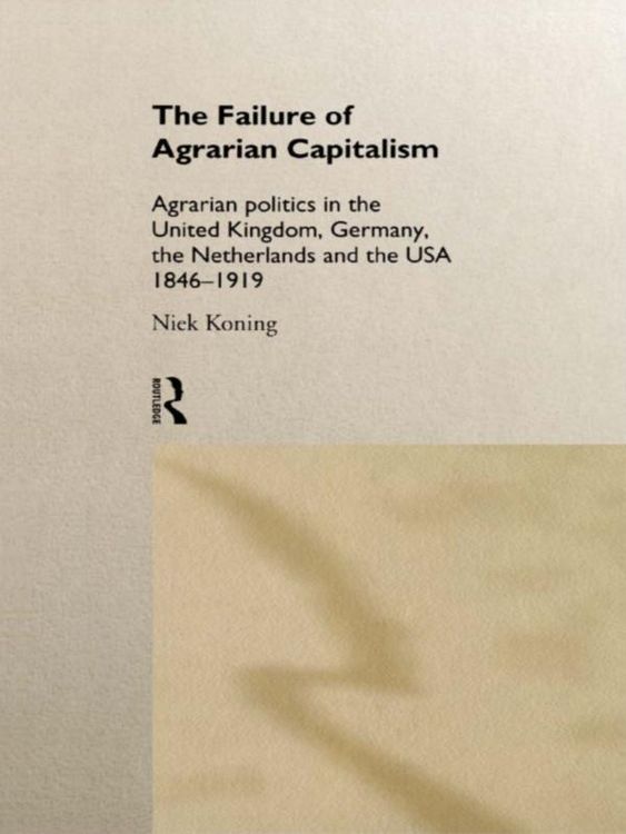 Produktbild: The Failure of Agrarian Capitalism