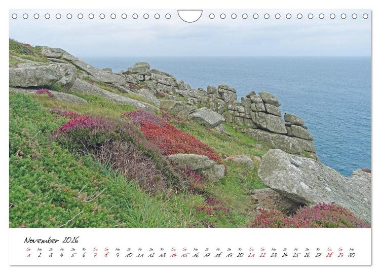 Produktbild: Cornwall. Der malerische S&uuml;dwesten Englands (Wandkalender 2026 DIN A4 quer), CALVENDO Monatskalender