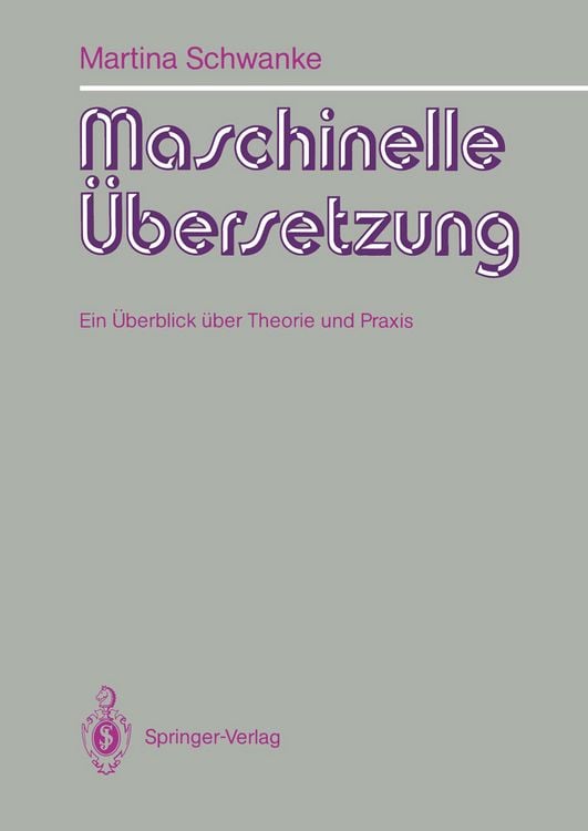 Produktbild: Maschinelle &Uuml;bersetzung