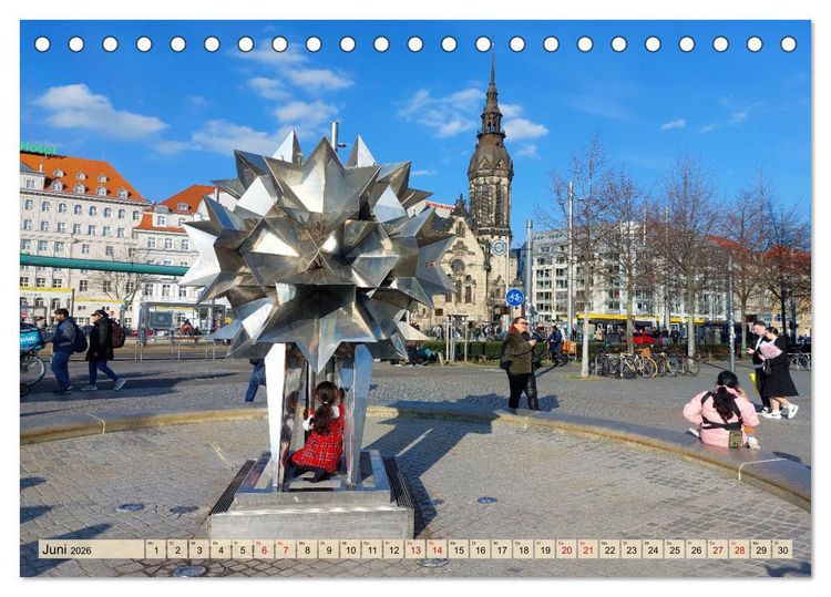 Produktbild: Buntes Leipzig (Tischkalender 2026 DIN A5 quer), CALVENDO Monatskalender