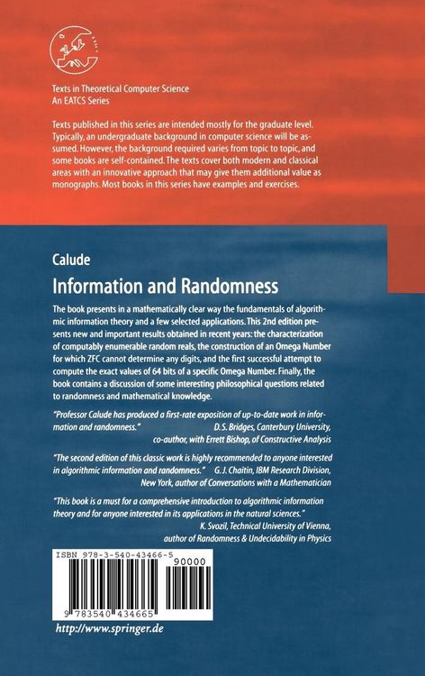 Produktbild: Information and Randomness